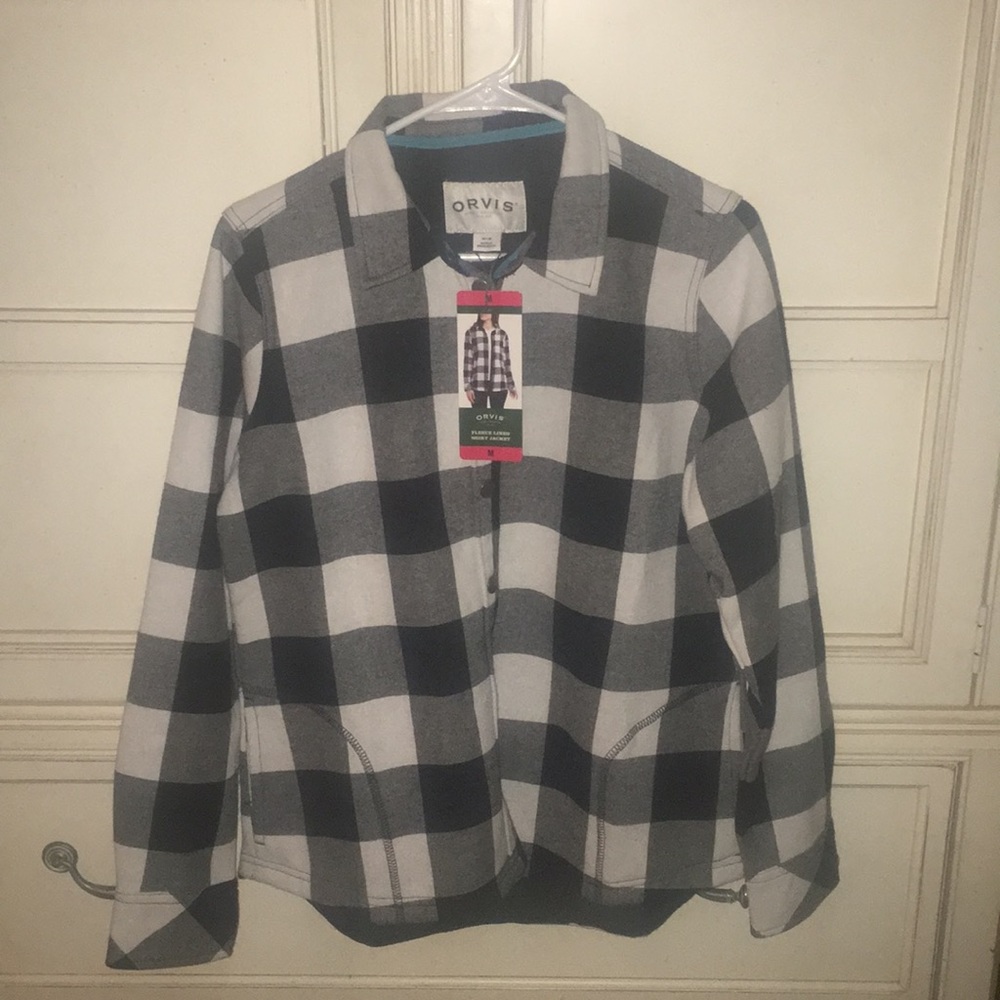 Woman’s-ORVIS Fleece Lined Shirt Jacket. (NWT)